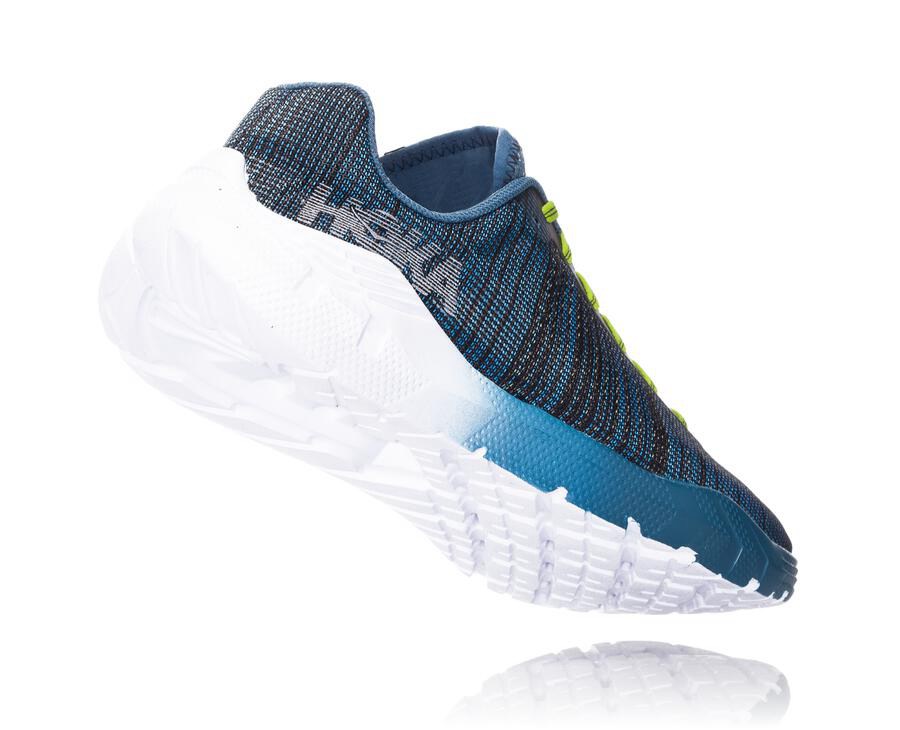 Zapatillas Running Hoka One One Hombre - Evo Rehi - Azul Marino/Blancas - AFS937620